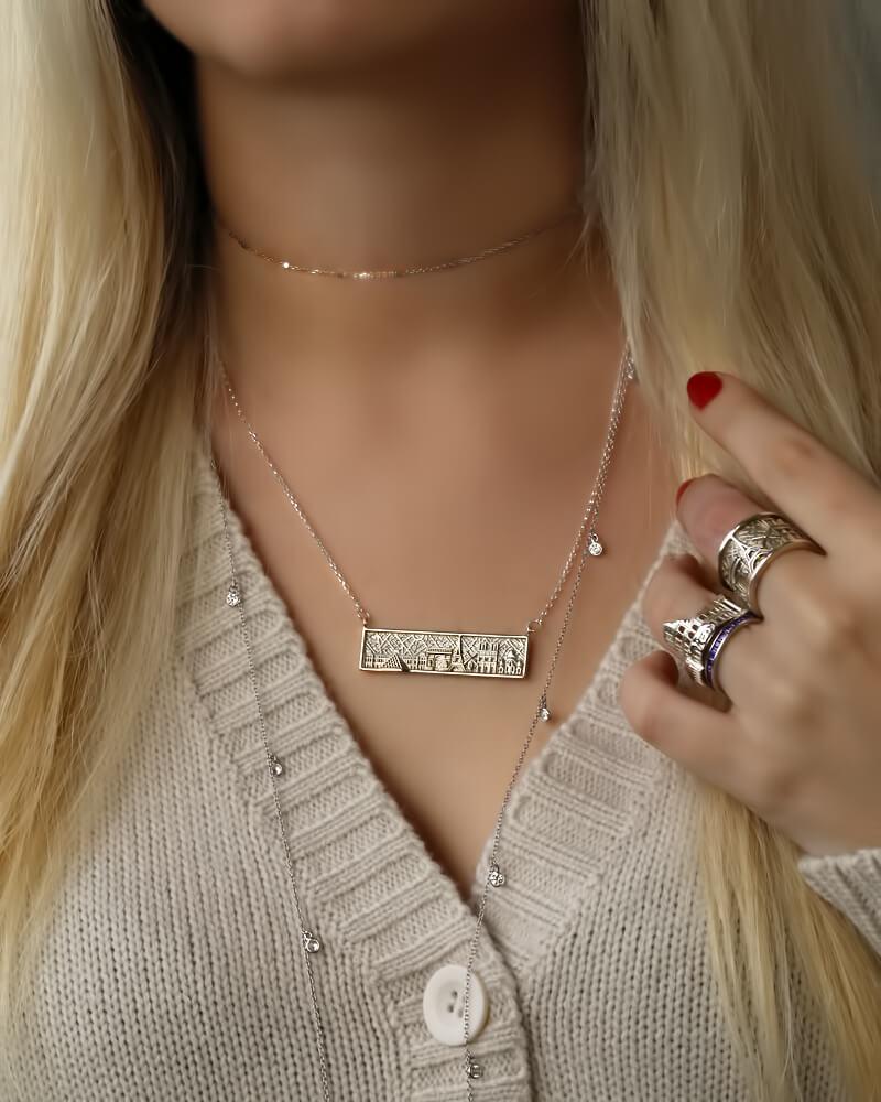 Necklace Paris on the Map