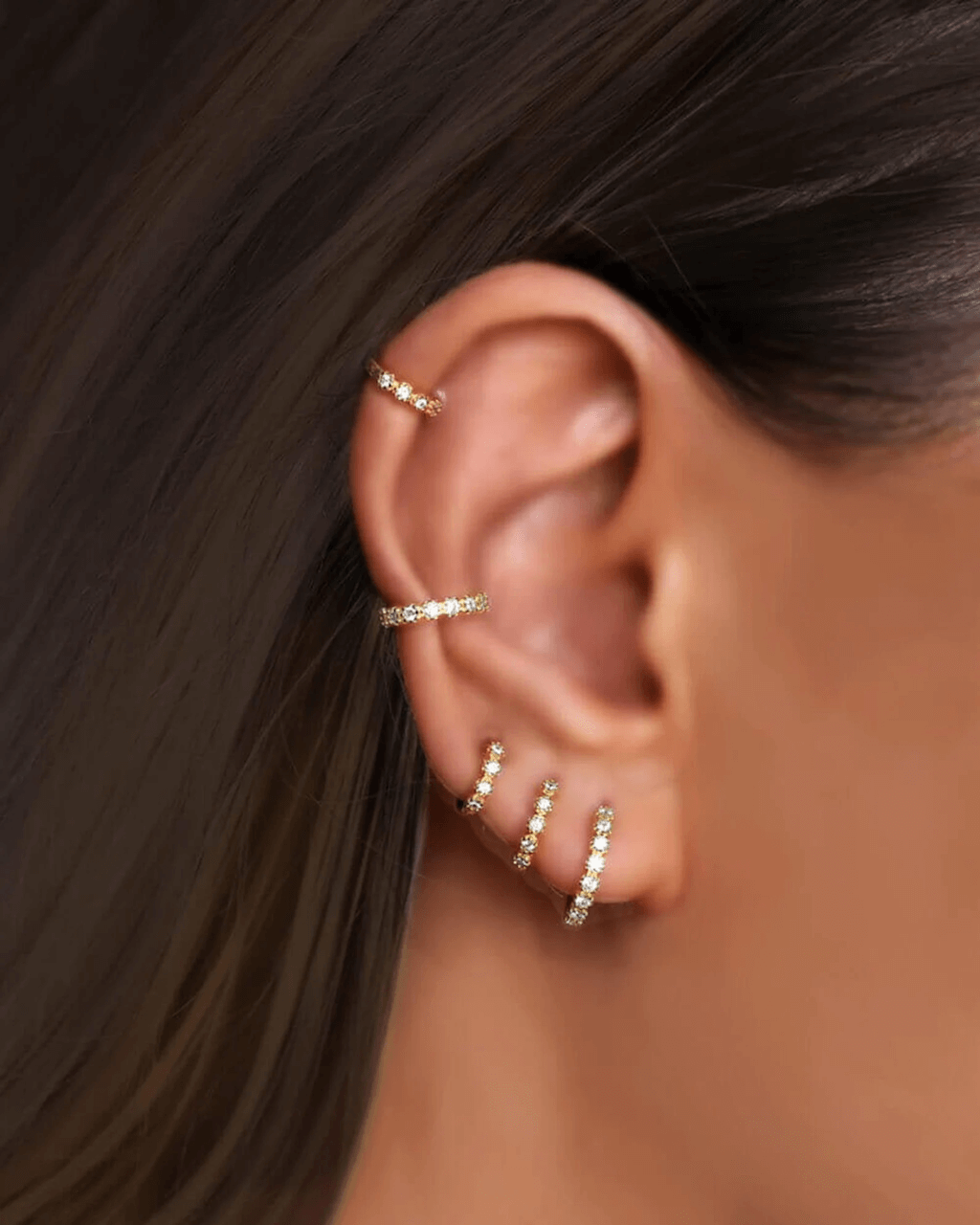 huggie hoops • huggie earrings • cartilage ring hoop