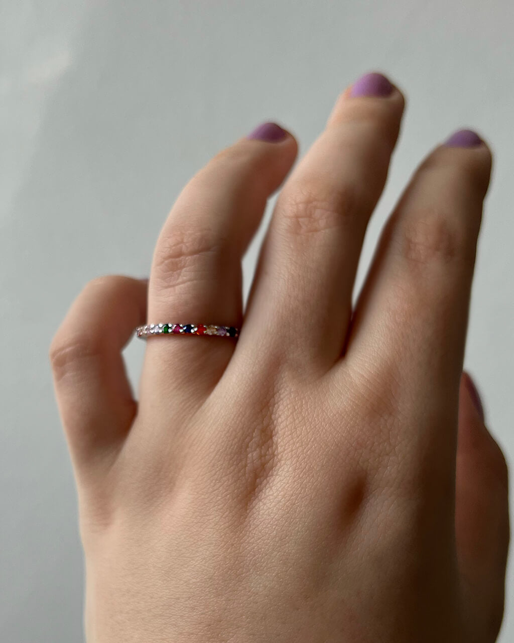 Multicolor stacking ring