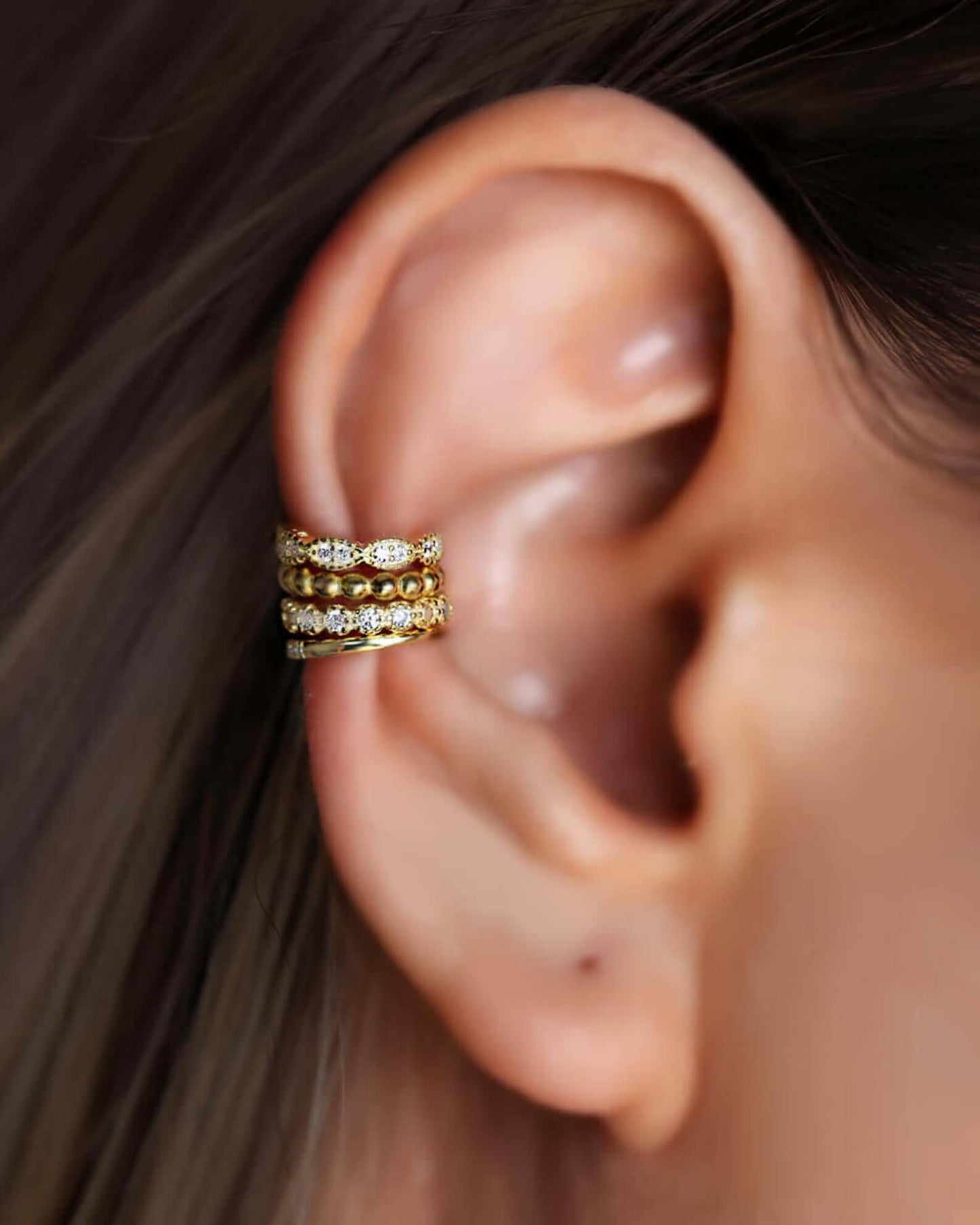 Marquise Ear Cuff