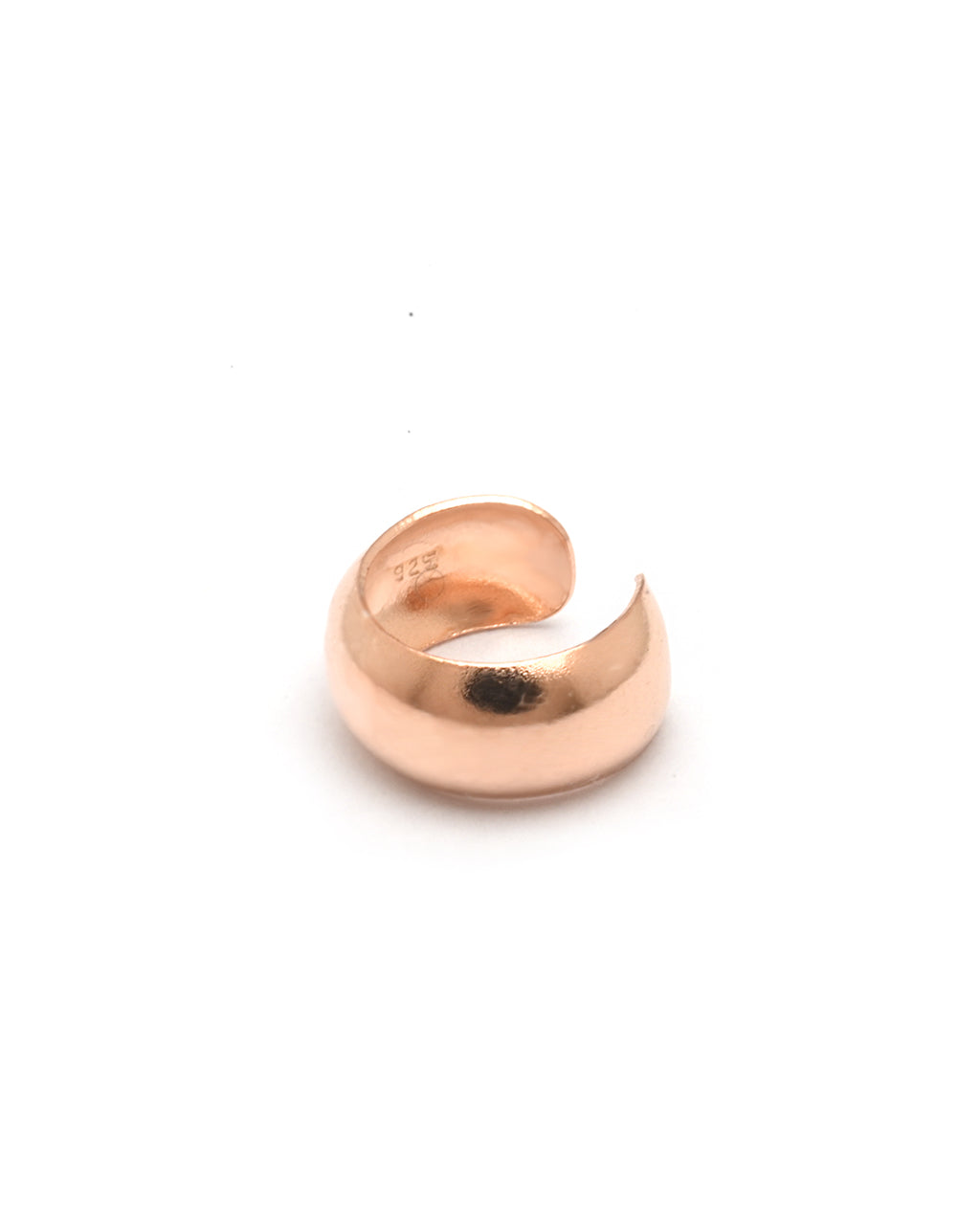 rose gold plain ear cuff no piercing, tragus cuff, gold conch hoop