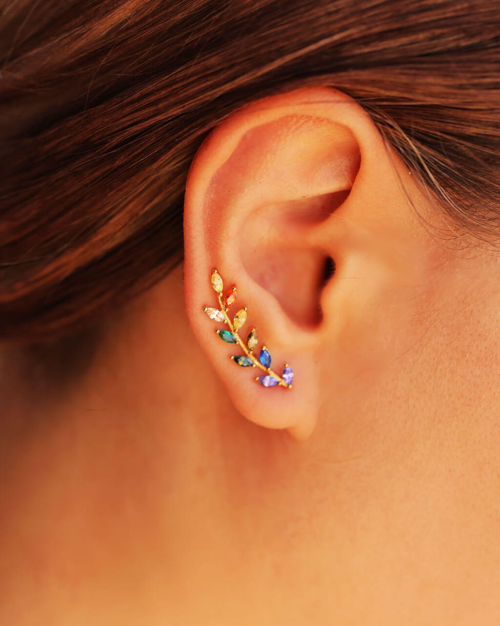 boucles d'oreille grimpante, de boucles grimpantes, boucles d'oreille montantes, grimpeur d’oreille, boucle d'oreille grimpeur