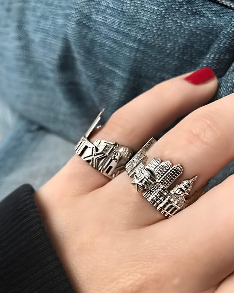 Austin ring, silver ring, wife gift ideas , gift for her, Verendi, Citimi