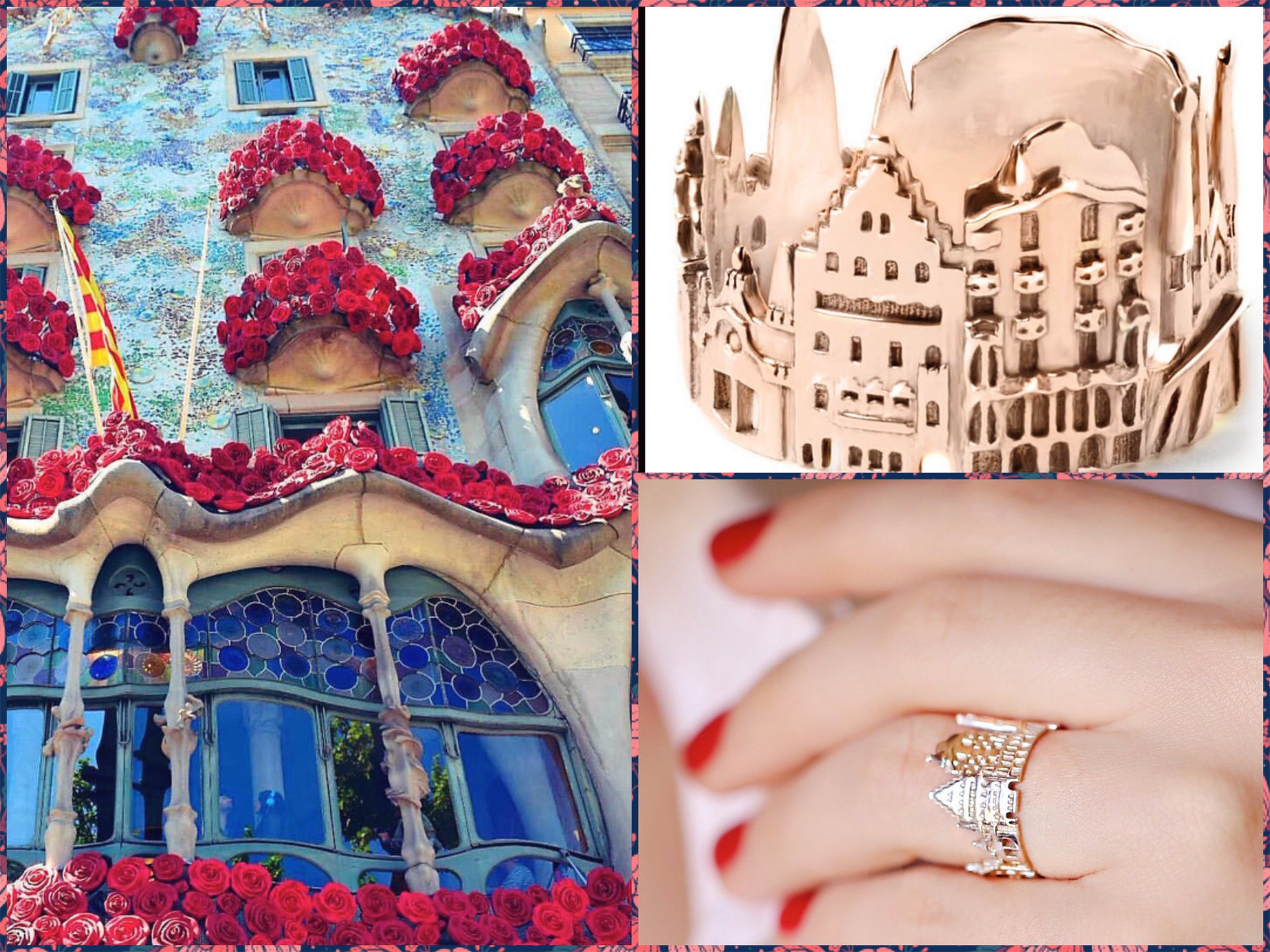 Barcelona ring, birthday gift for her, silver ring, Verendi, Citimi