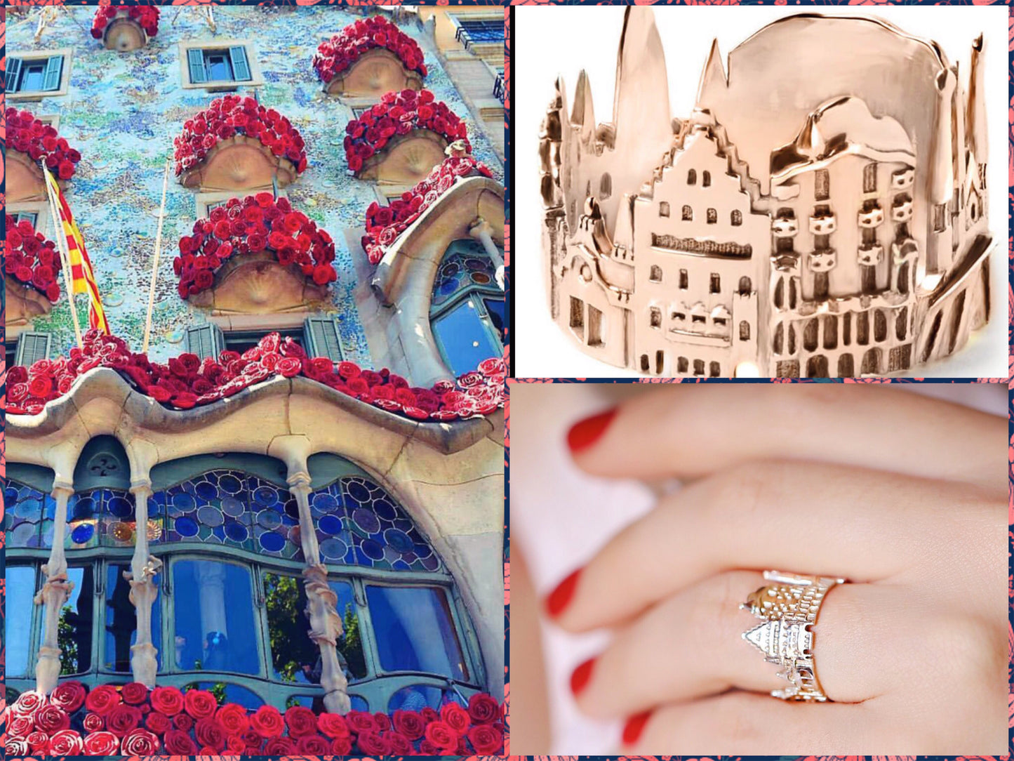 Barcelona Ring, silver gold ring, gift ideas, best friend gift, gift for her, Verendi, Citimi