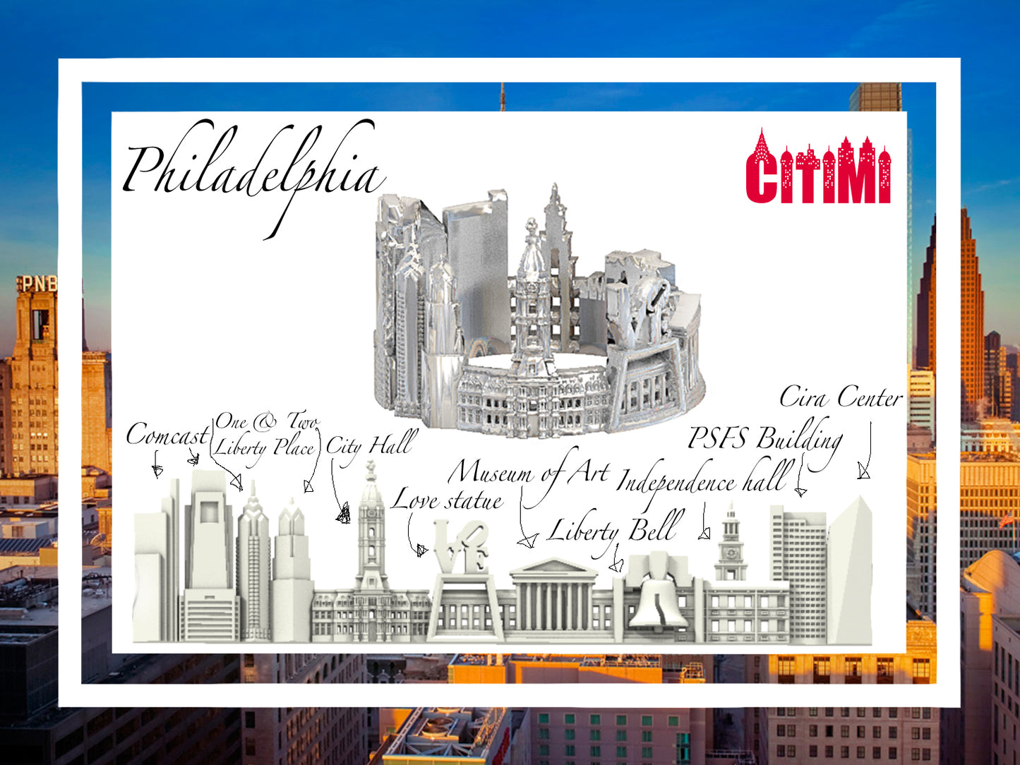 Philadelphia Skyline, Philadelphia  Bracelet , Philadelphia Ring, gift ideas, best friend gift, gift for her, best friend gift, gift for her, Verendi, Citimi