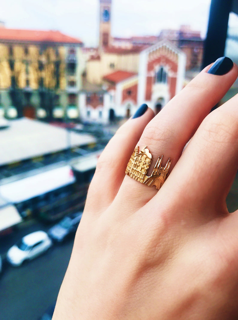 Barcelona Ring, silver gold ring, gift ideas, best friend gift, gift for her, Verendi, Citimi