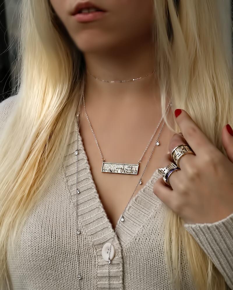 Necklace Paris on the Map