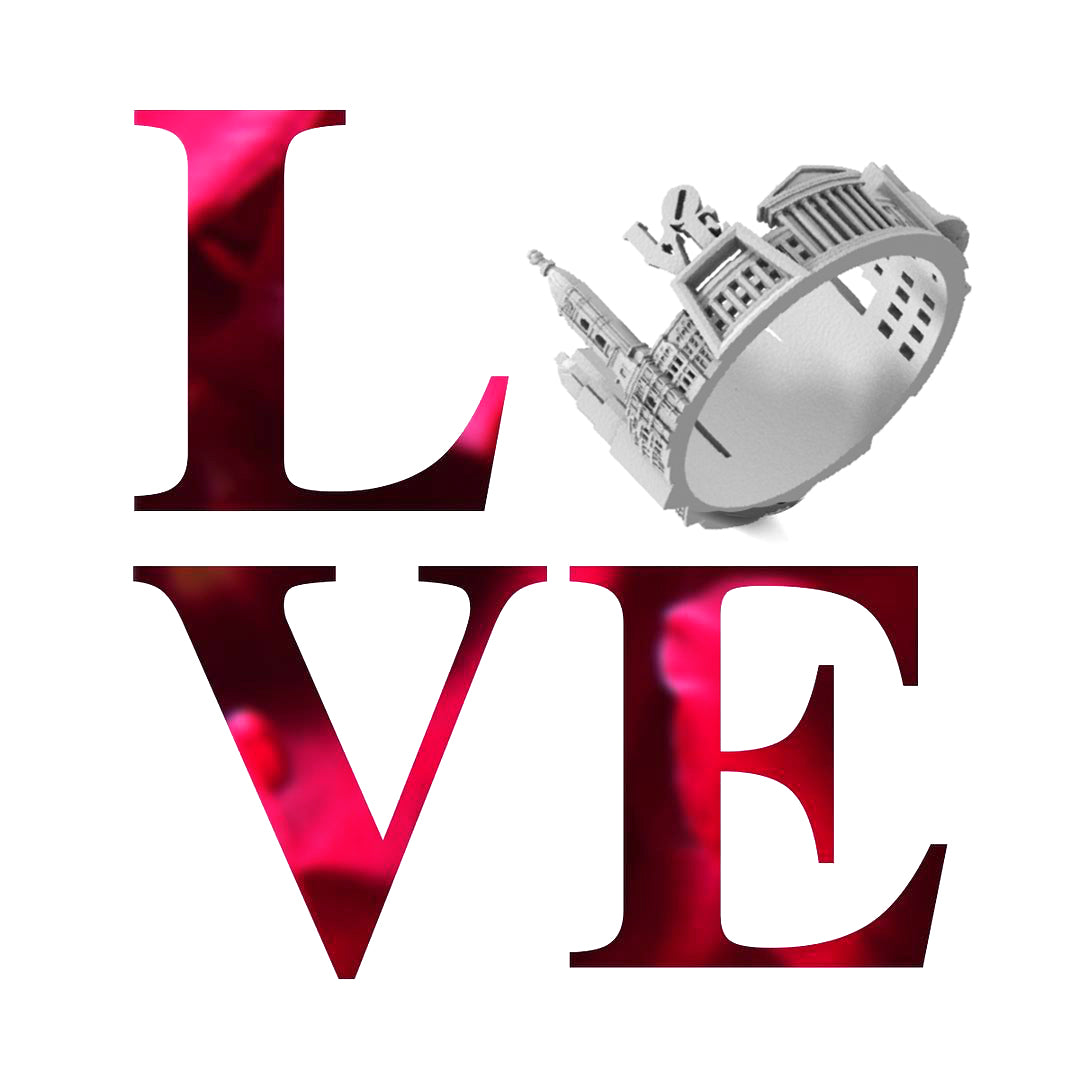 Philadelphia Ring | Birthday Gift | Travel Gift | Unique Designer Rings, unique gifts, Verendi, Citimi