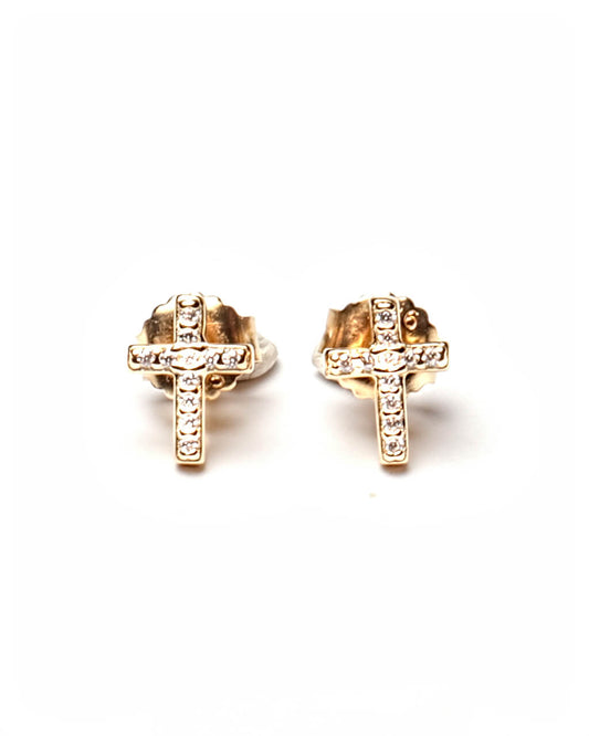 Cross Ear Studs