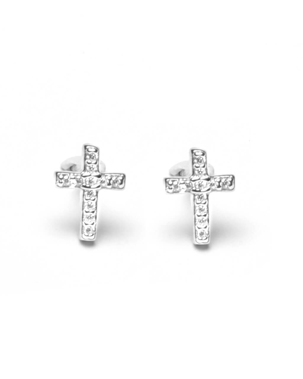 Cross Ear Studs