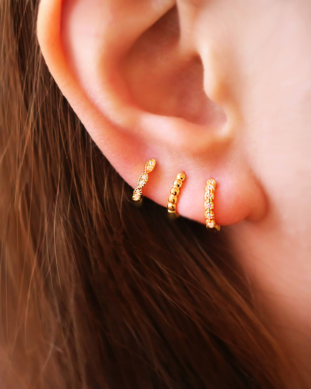 Trio Ear Hoop Set