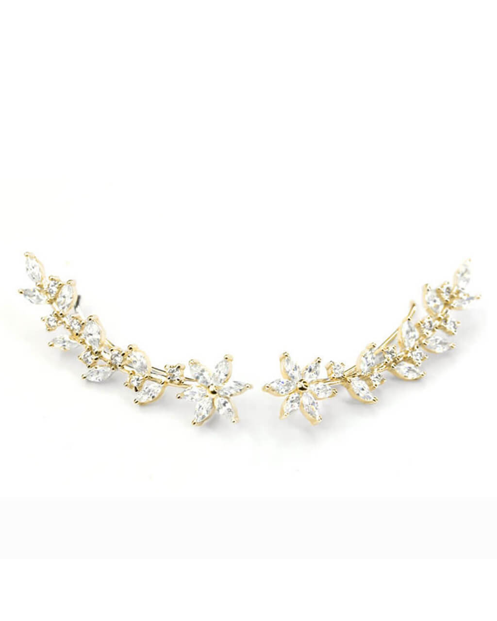 VERENDI, boucles d'oreille grimpante, boucles d'oreille montantes