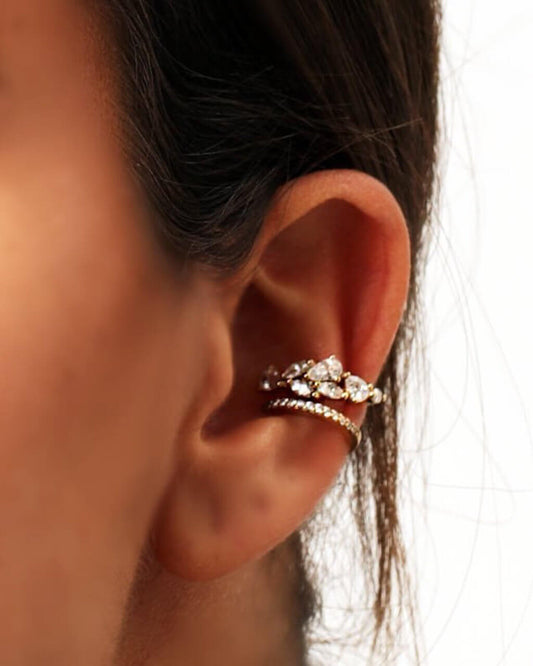 Cartilage Earring, ear cuff, silver ear cuff, ear cuff no piercing