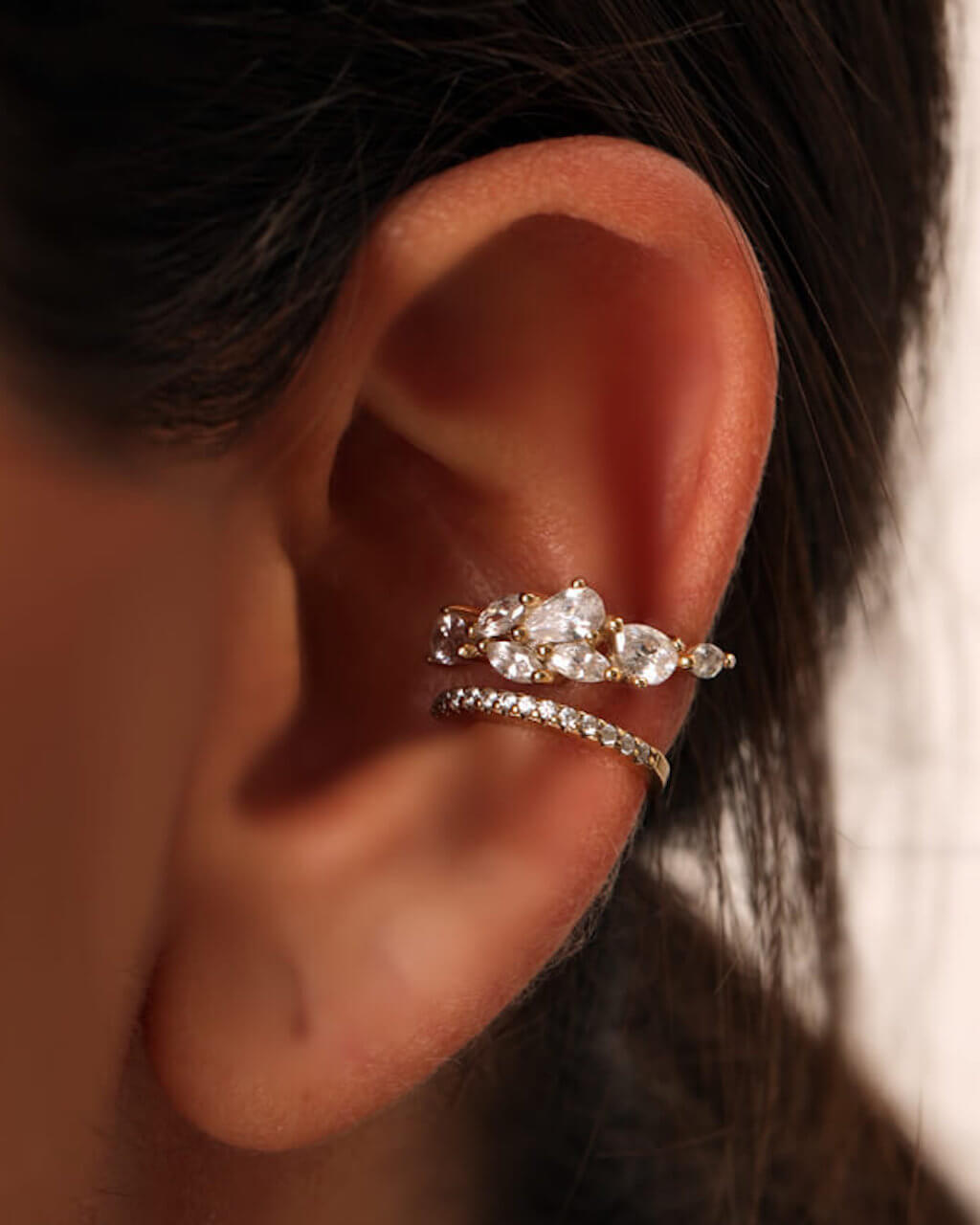 Cartilage Earring, ear cuff, silver ear cuff, ear cuff no piercing