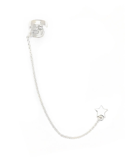 Celestial Ear Cuff, threader earring, Ear Cuffs Non Piercing Minimalist Fake Helix Earcuff Cartilage