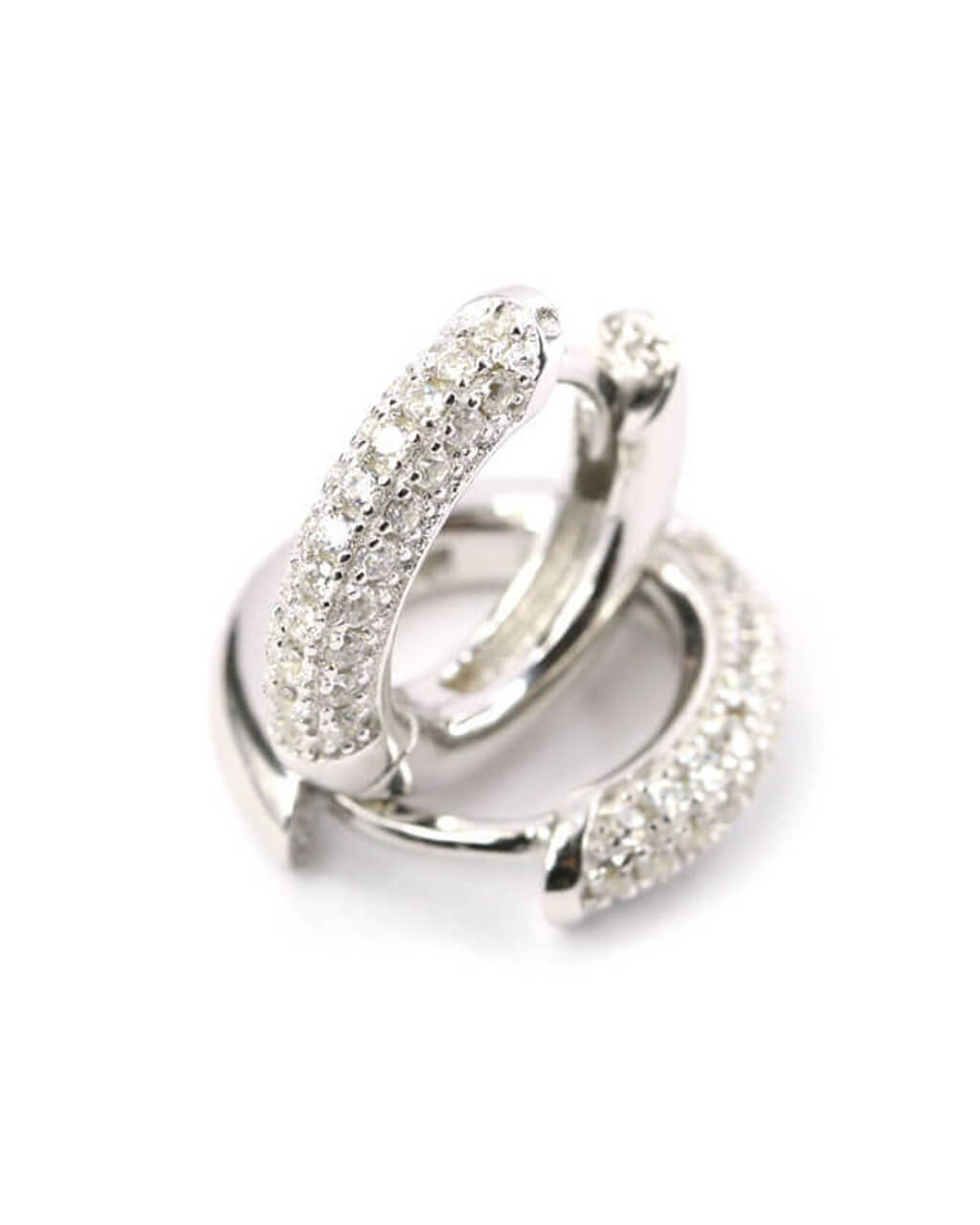 Tiny Shimmering Ear Hoops