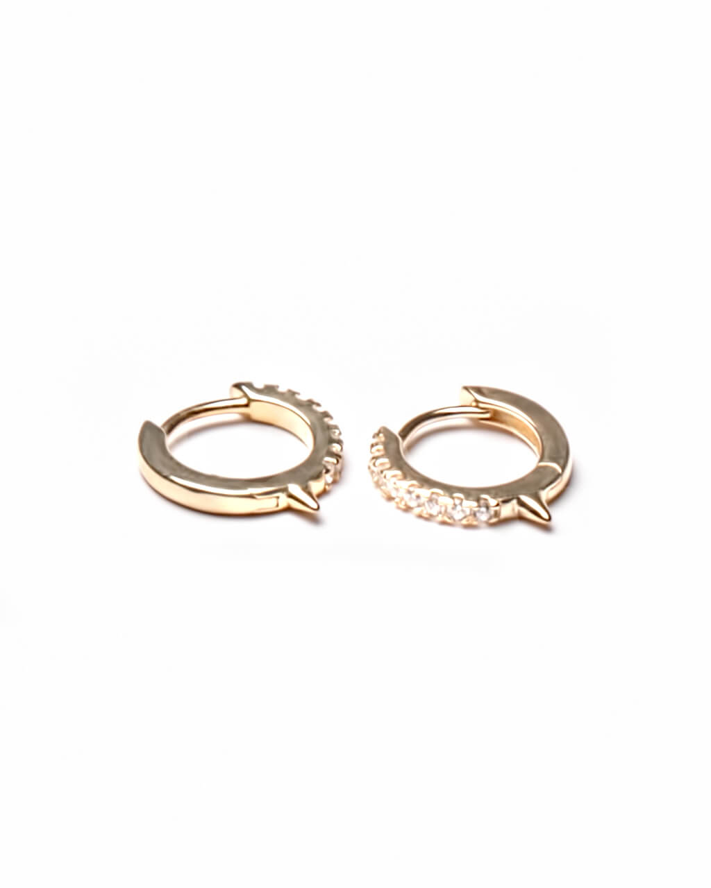 mini earrings, Gold small hoops, Mini hoops