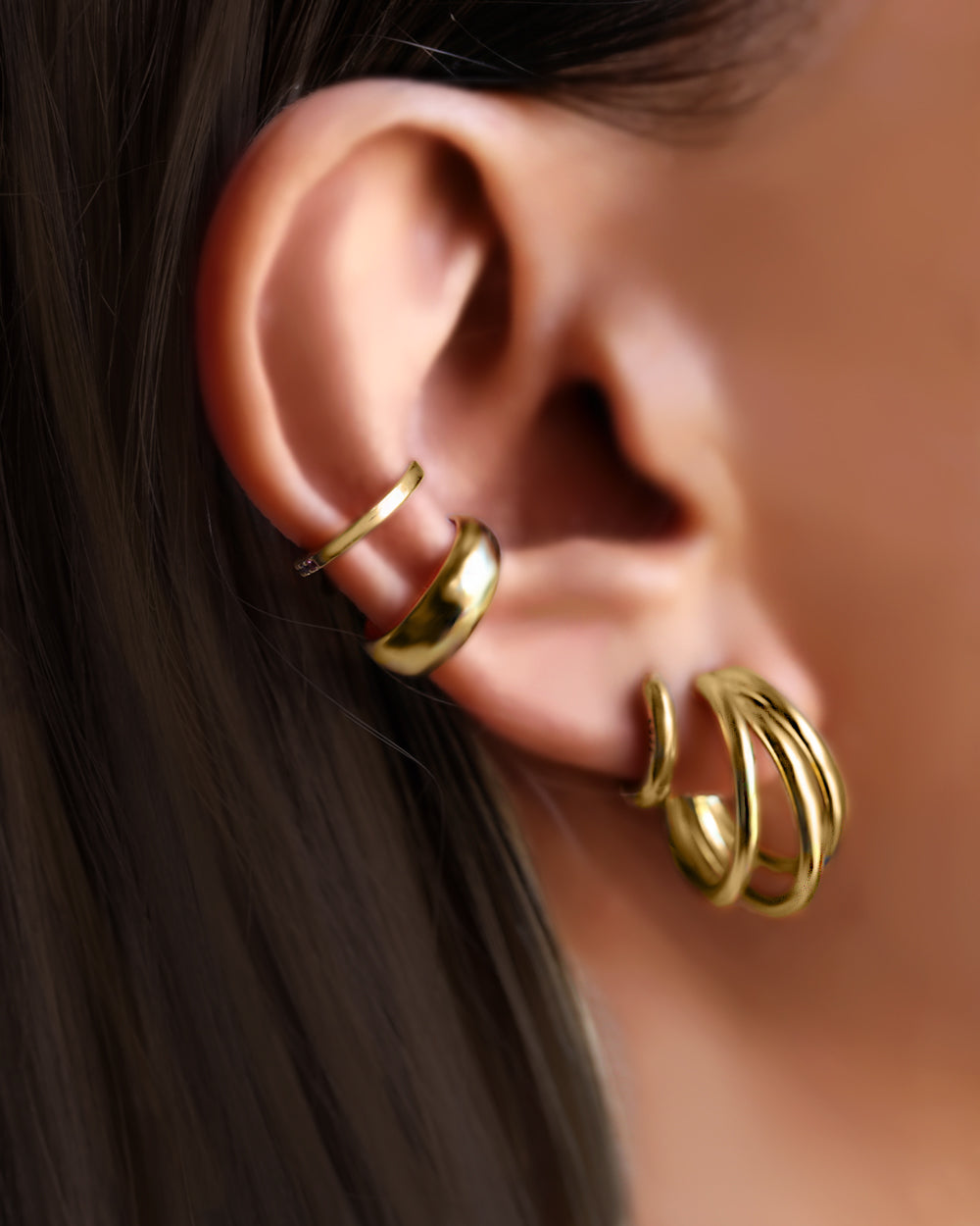 Bold Cuff earring