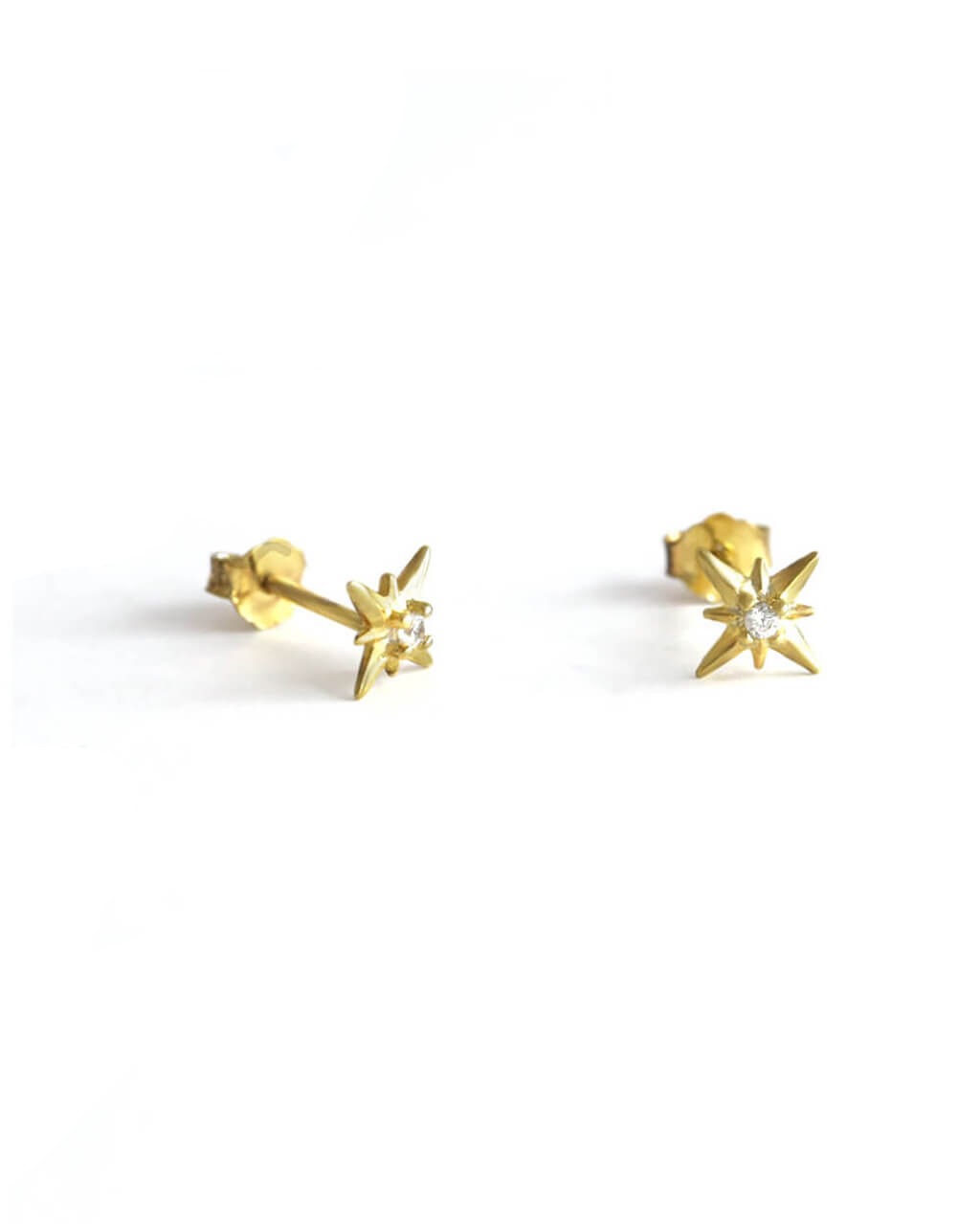 tiny star ear studs