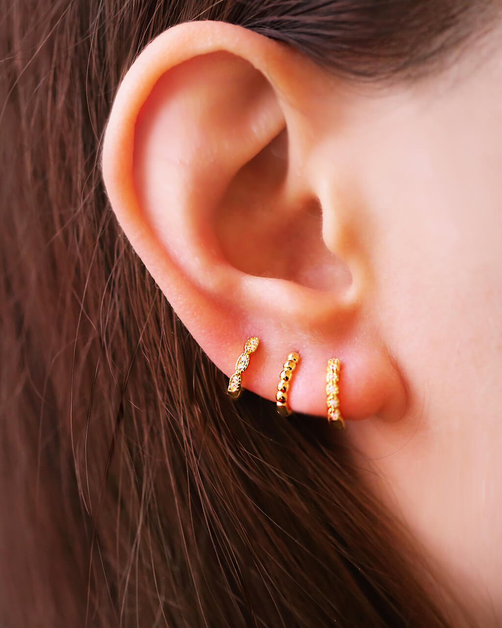 Trio Ear Hoop Set