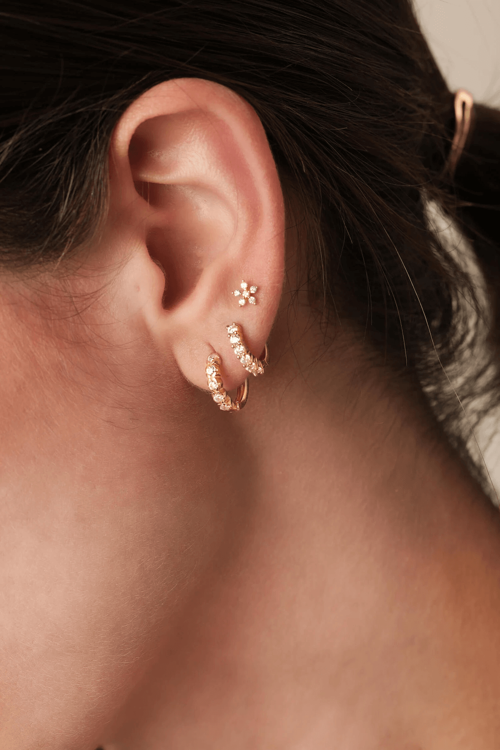 mini earrings, hoops earrings, Small hoops 