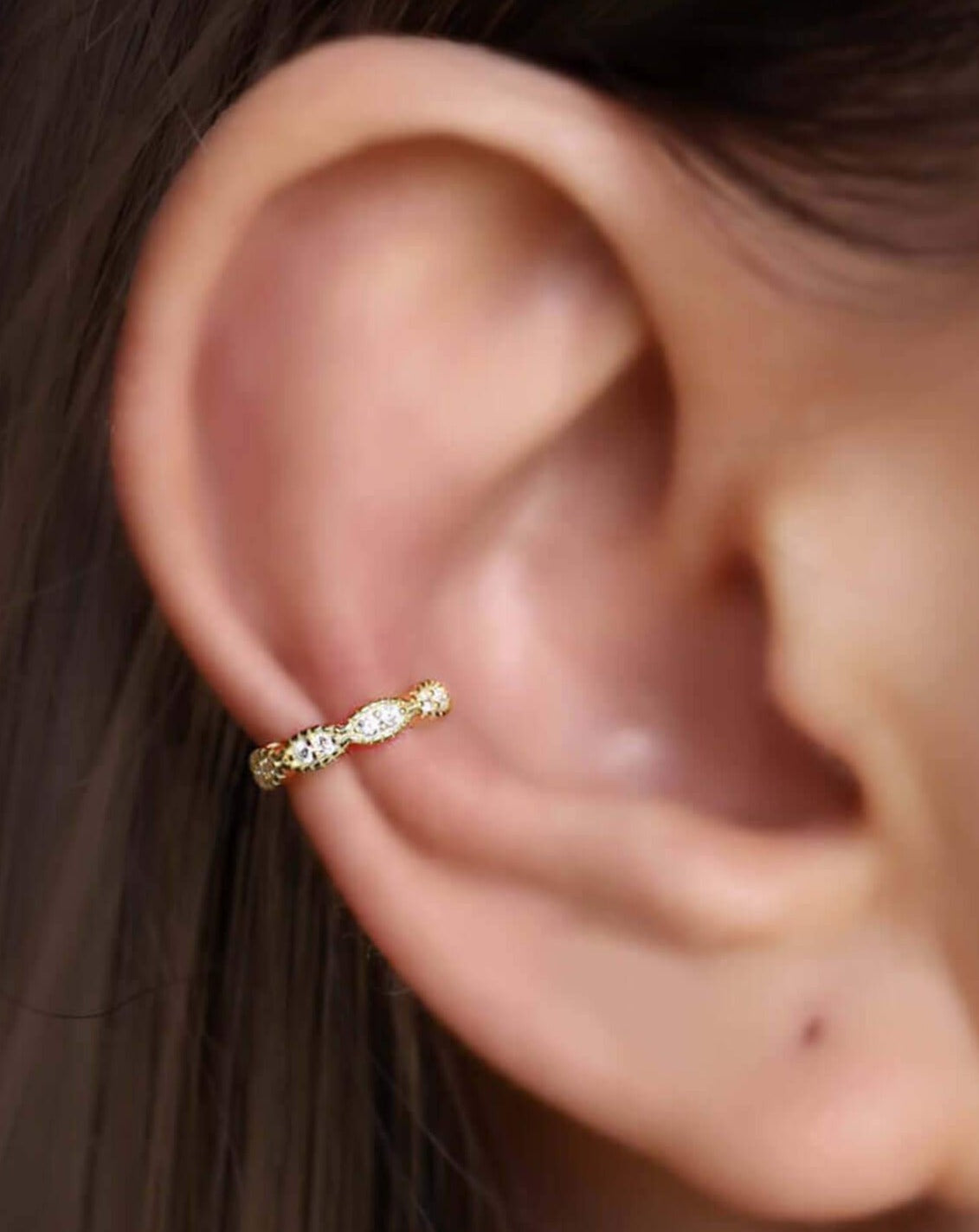 Marquise Ear Cuff