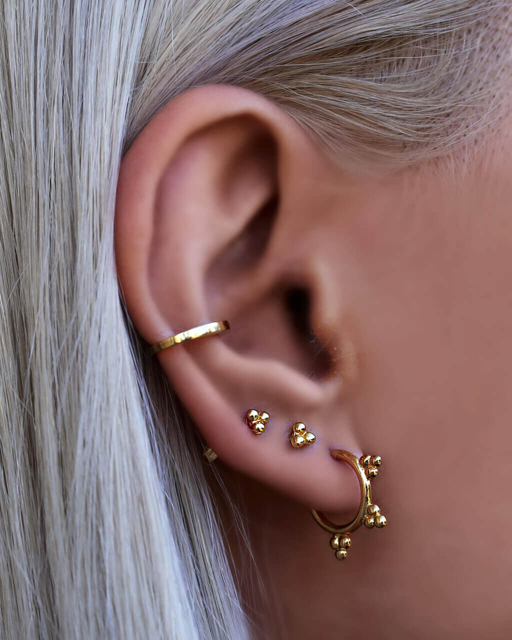 tiny ball earrings