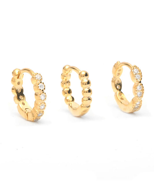 Huggie Hoop Earrings, conch hoop • small hoop earring • huggie hoops • huggie earrings 