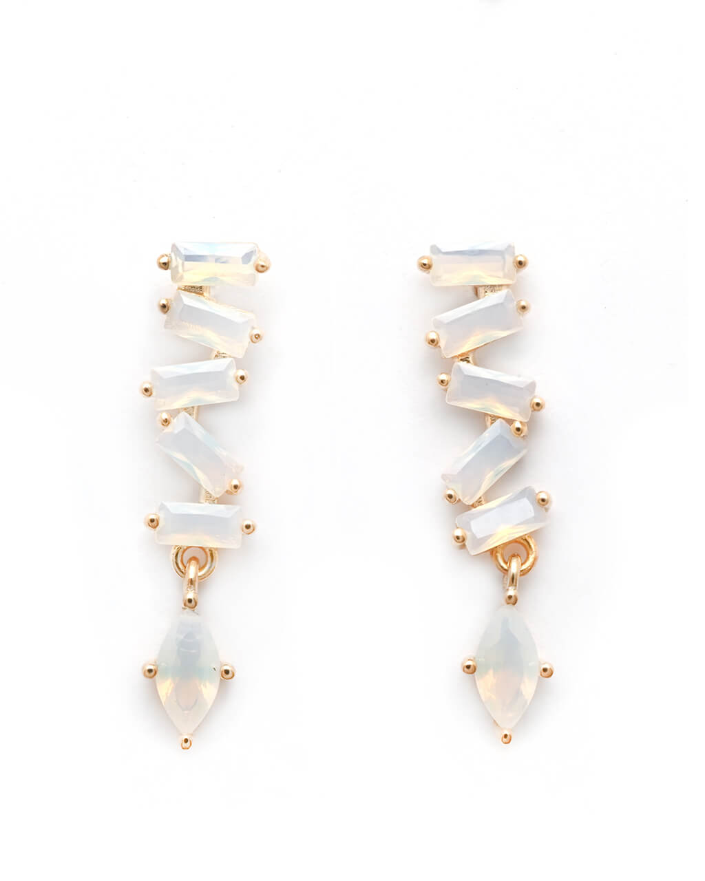 white opal  stud, opal earrings, rose gold wedding earrings, stud, white opal  bridal opal earrings