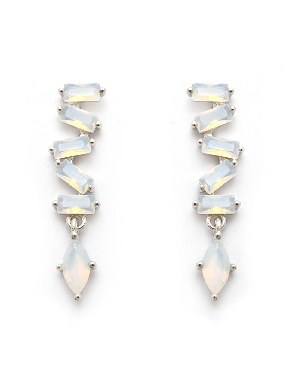 opal earrings, opal studs, bridal opal earrings, wedding earrings