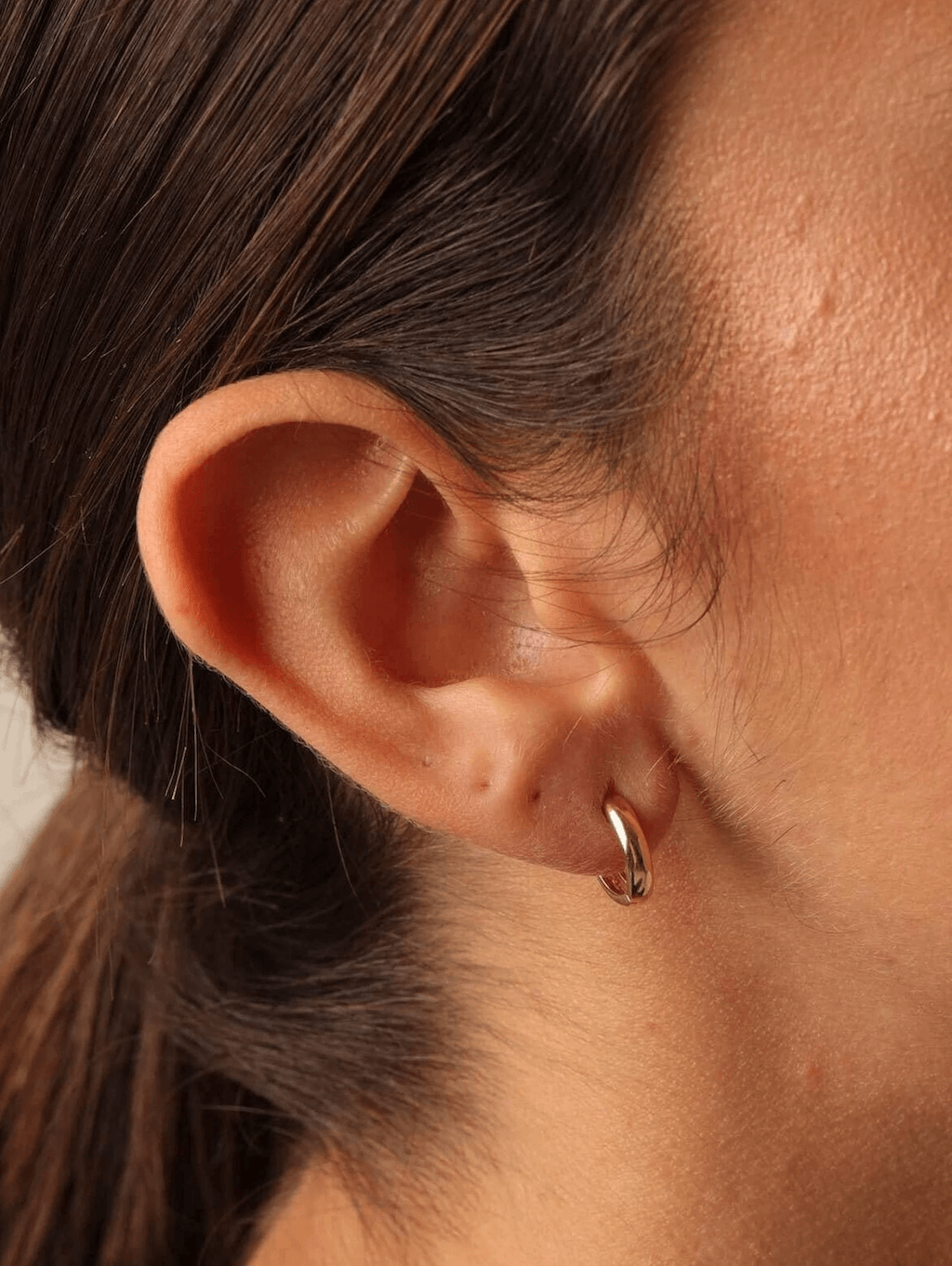 Huggie hoop earrings