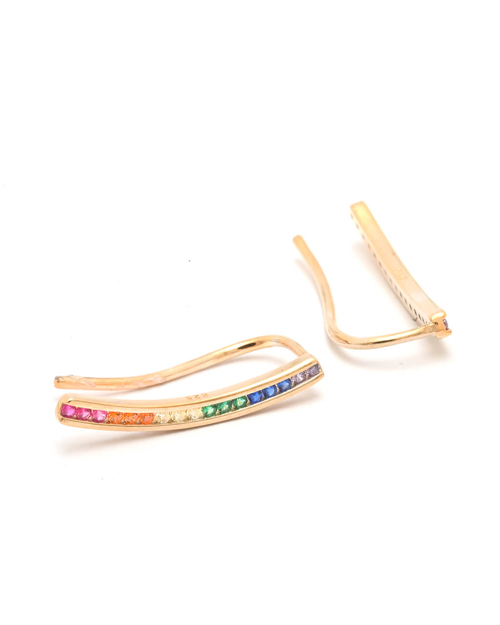 ear climber, silver gold ear climber earrings