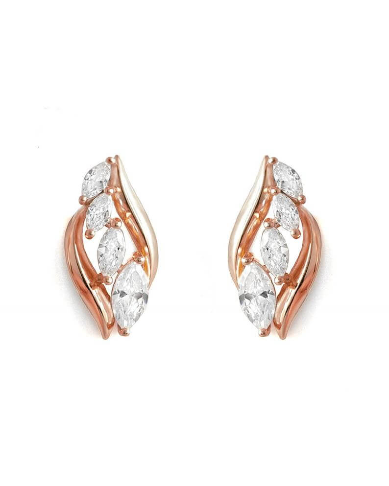 Orecchini da Donna, orecchini diamonique rampicanti, ear climber, VERENDI