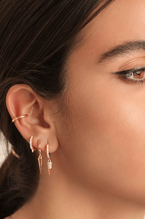 set of earrings, mini hoops, gift for her