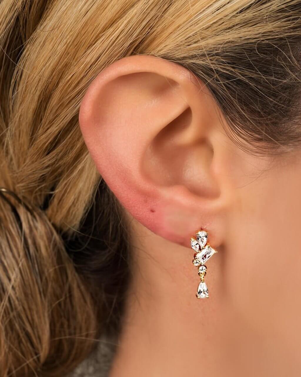 Silver earrings, Minimalist earrings, gift for women