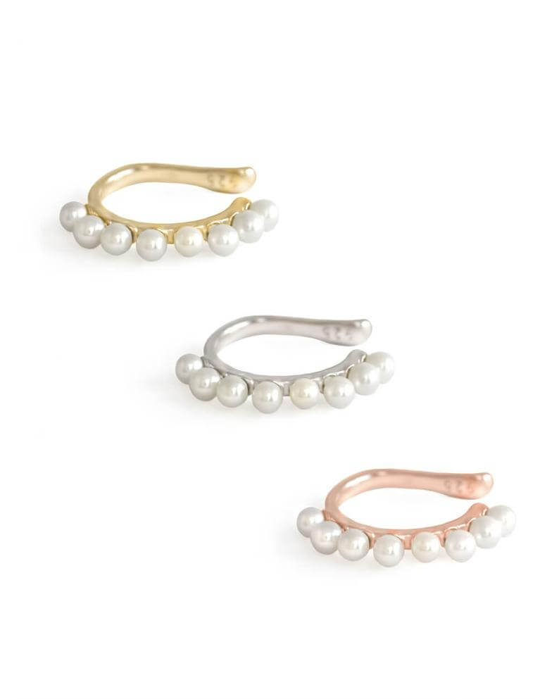 Dainty Pearl ear cuff