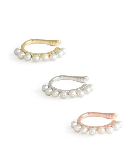 Dainty Pearl ear cuff