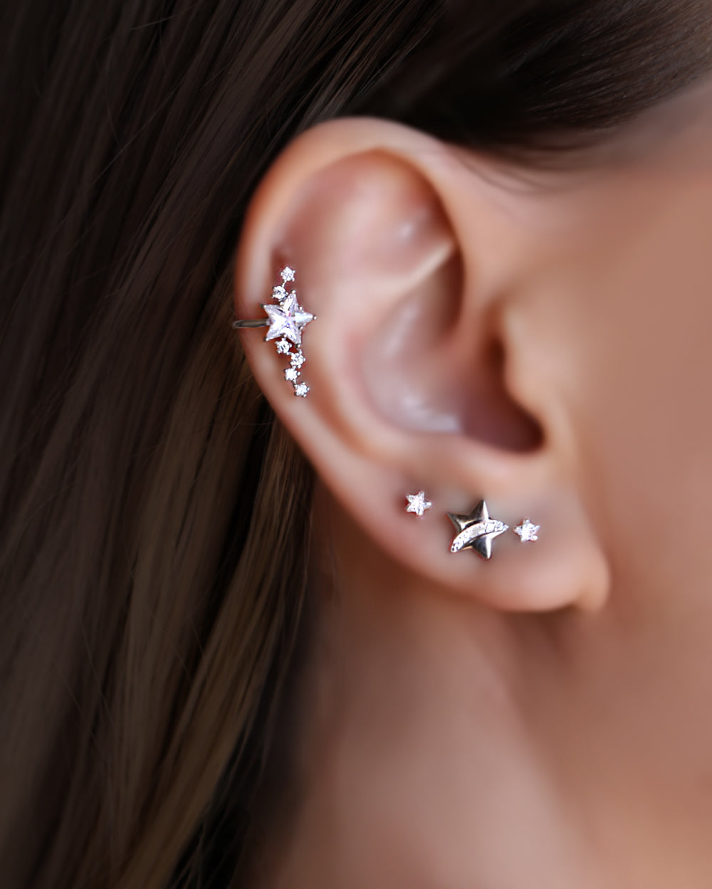 Star Shaped Ear cuff no piercing