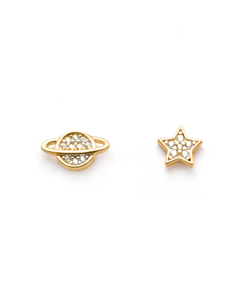 Cosmos ear stud set