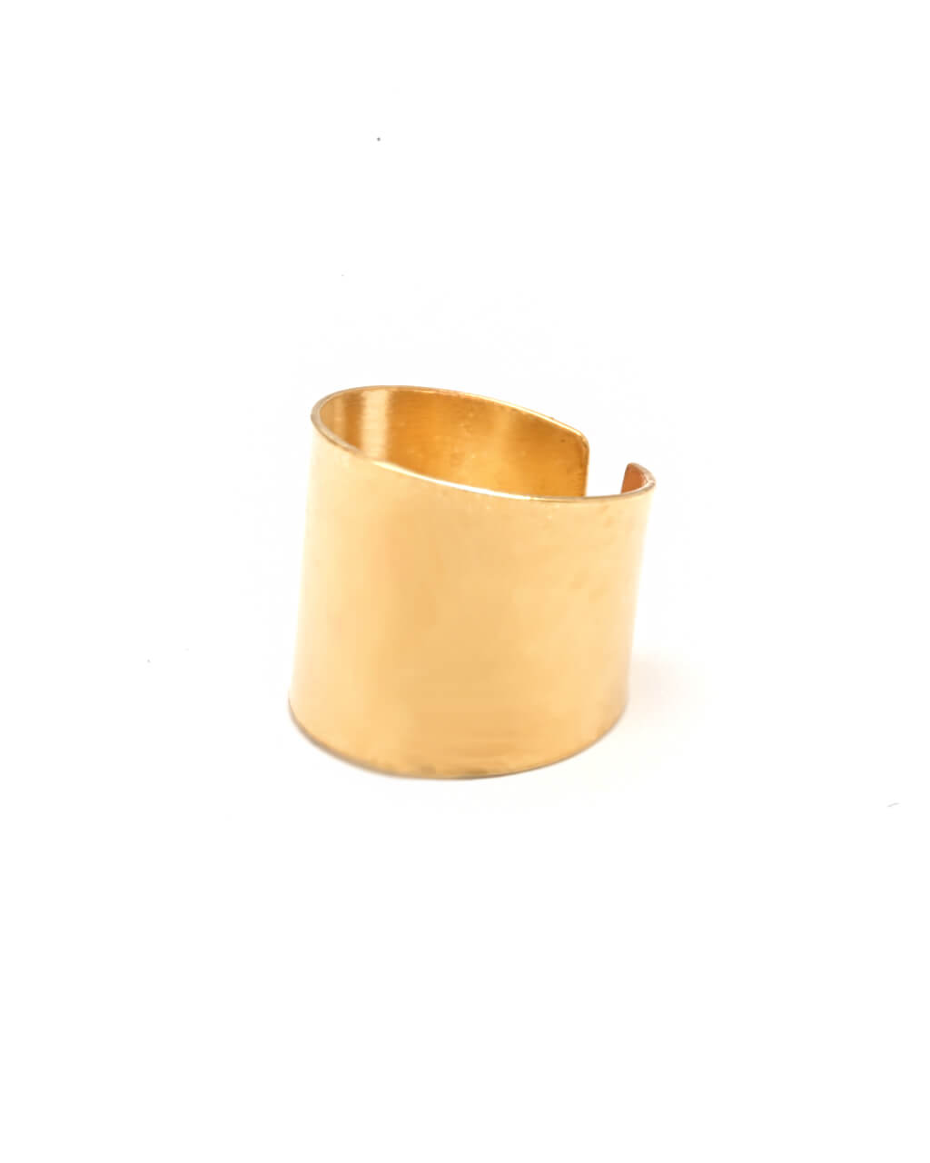 gold ear cuff, plain cuff earring, thick cuff