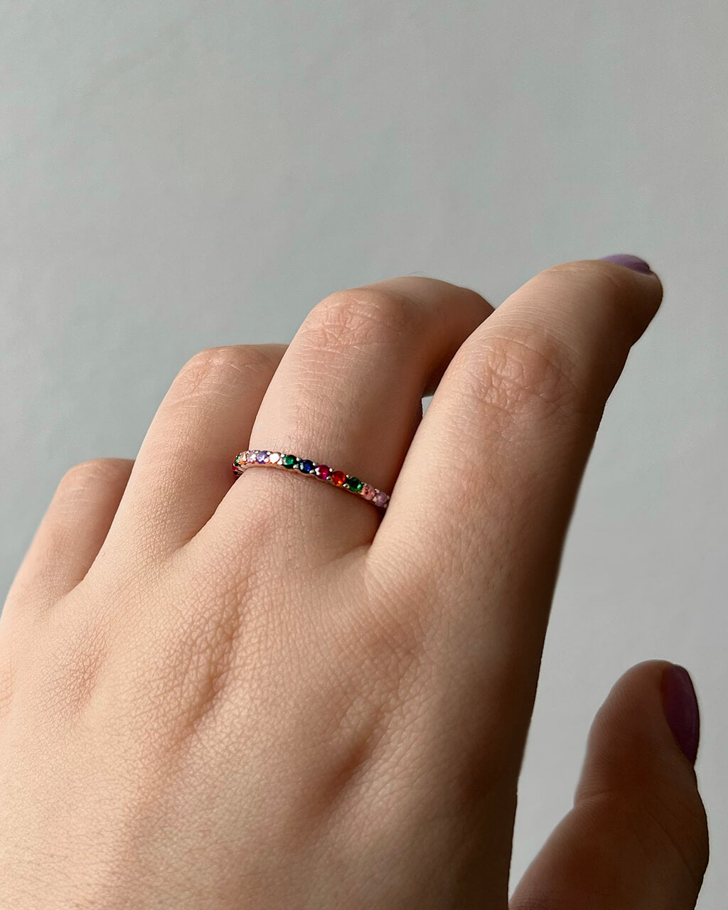 Multicolor stacking ring