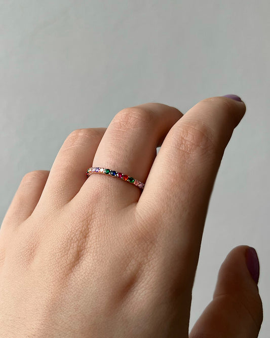 Multicolor stacking ring
