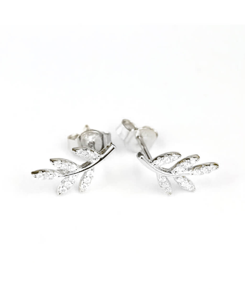 Tiny Leaf Ear Studs