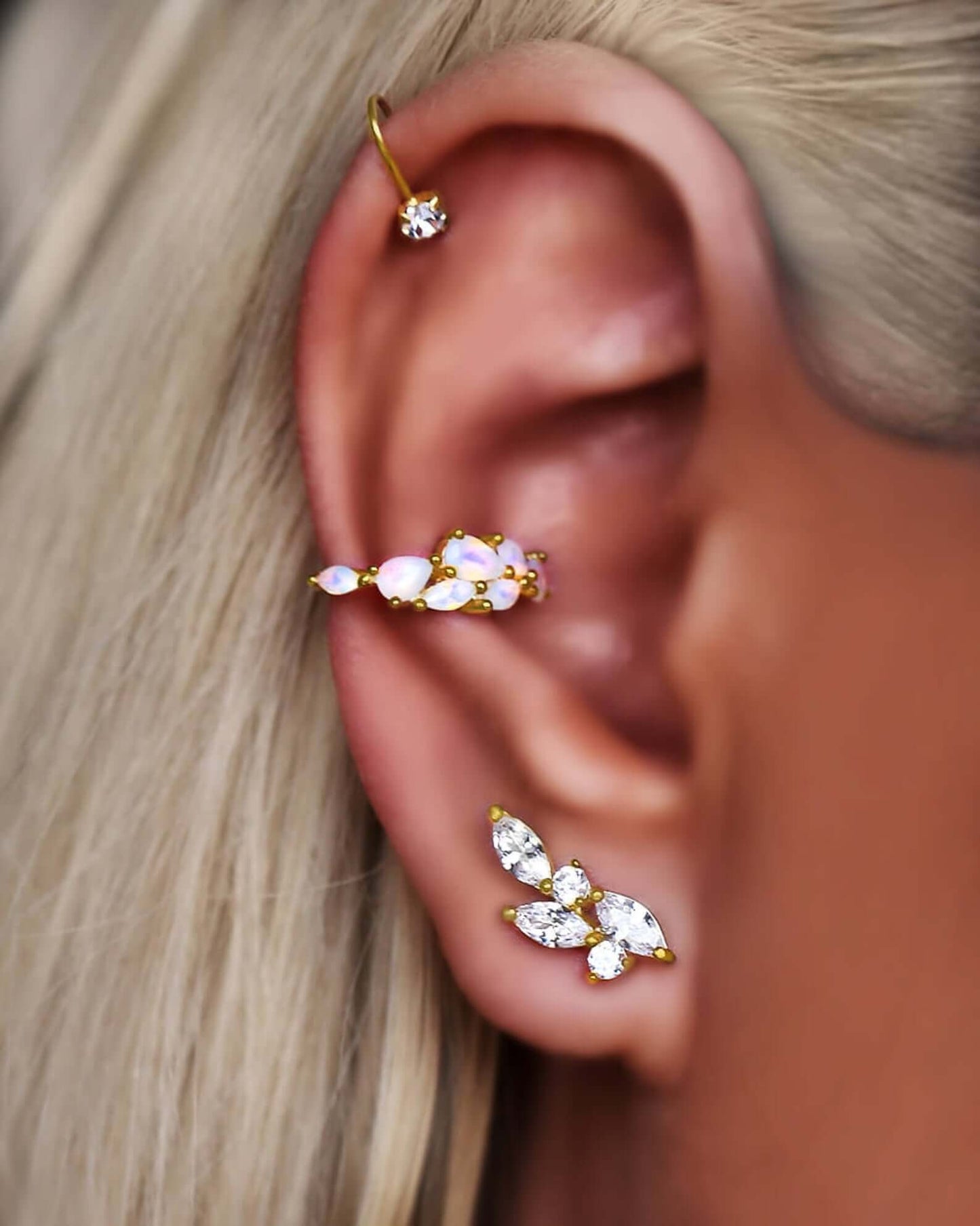 Tiny Ear cuff - tragus imitation