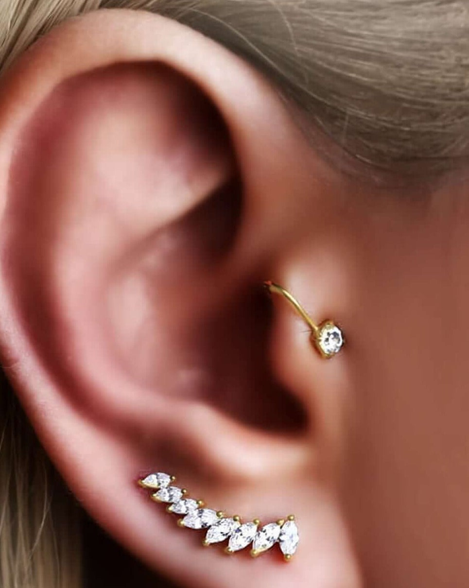 Tiny Ear cuff - tragus imitation