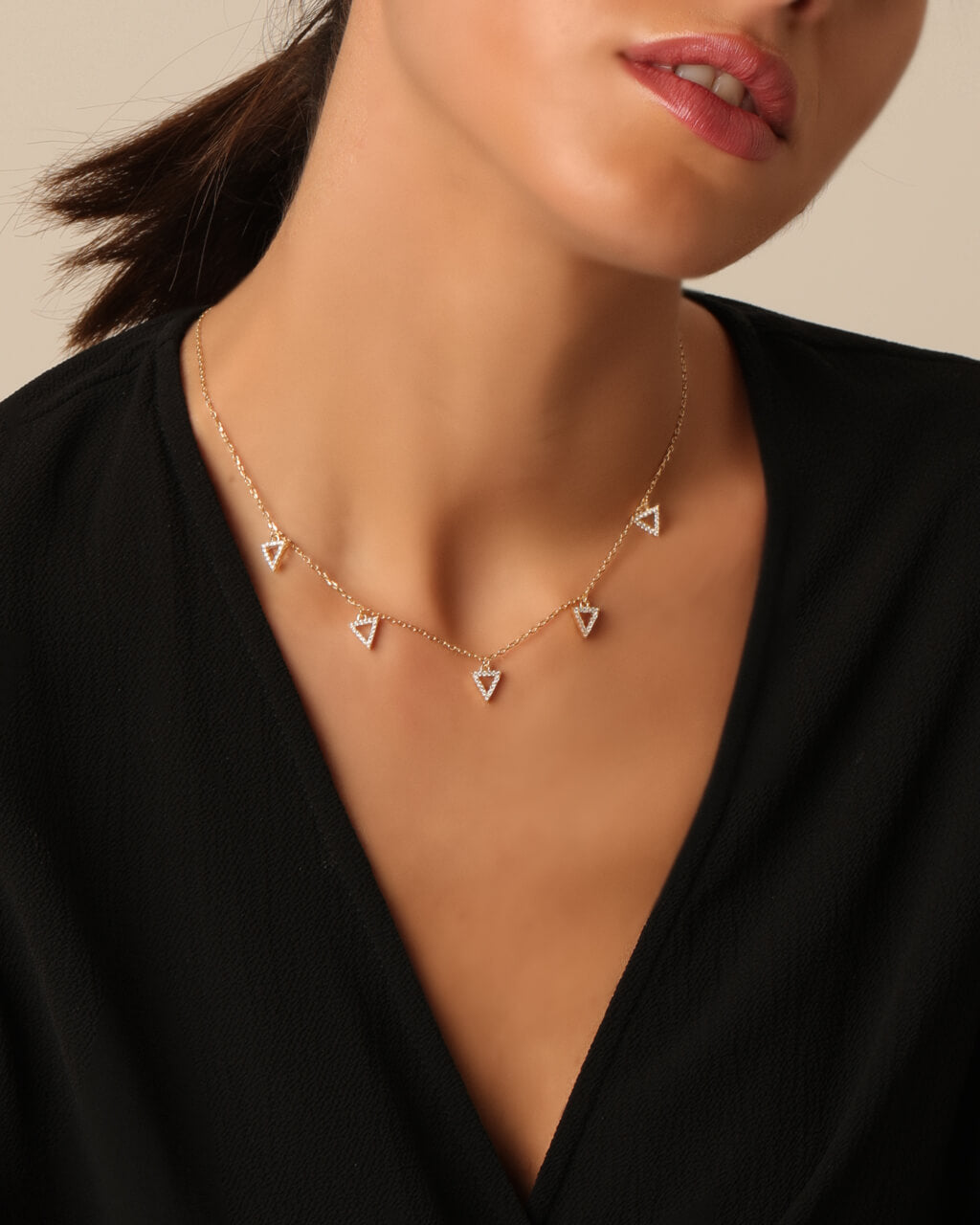 Triangles Choker Necklace