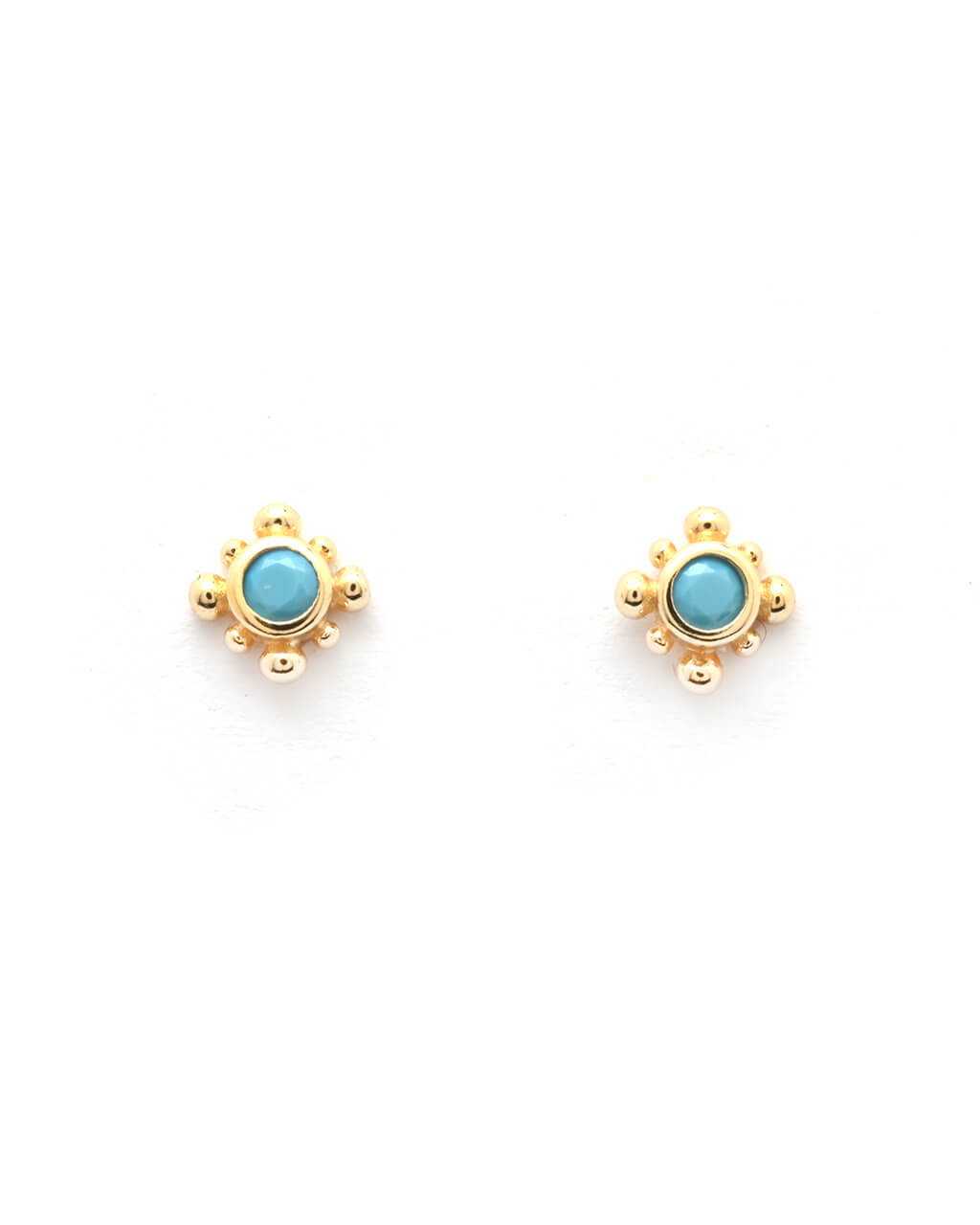 turquoise jewelr, turquoise stud, tragus stud, small helix 