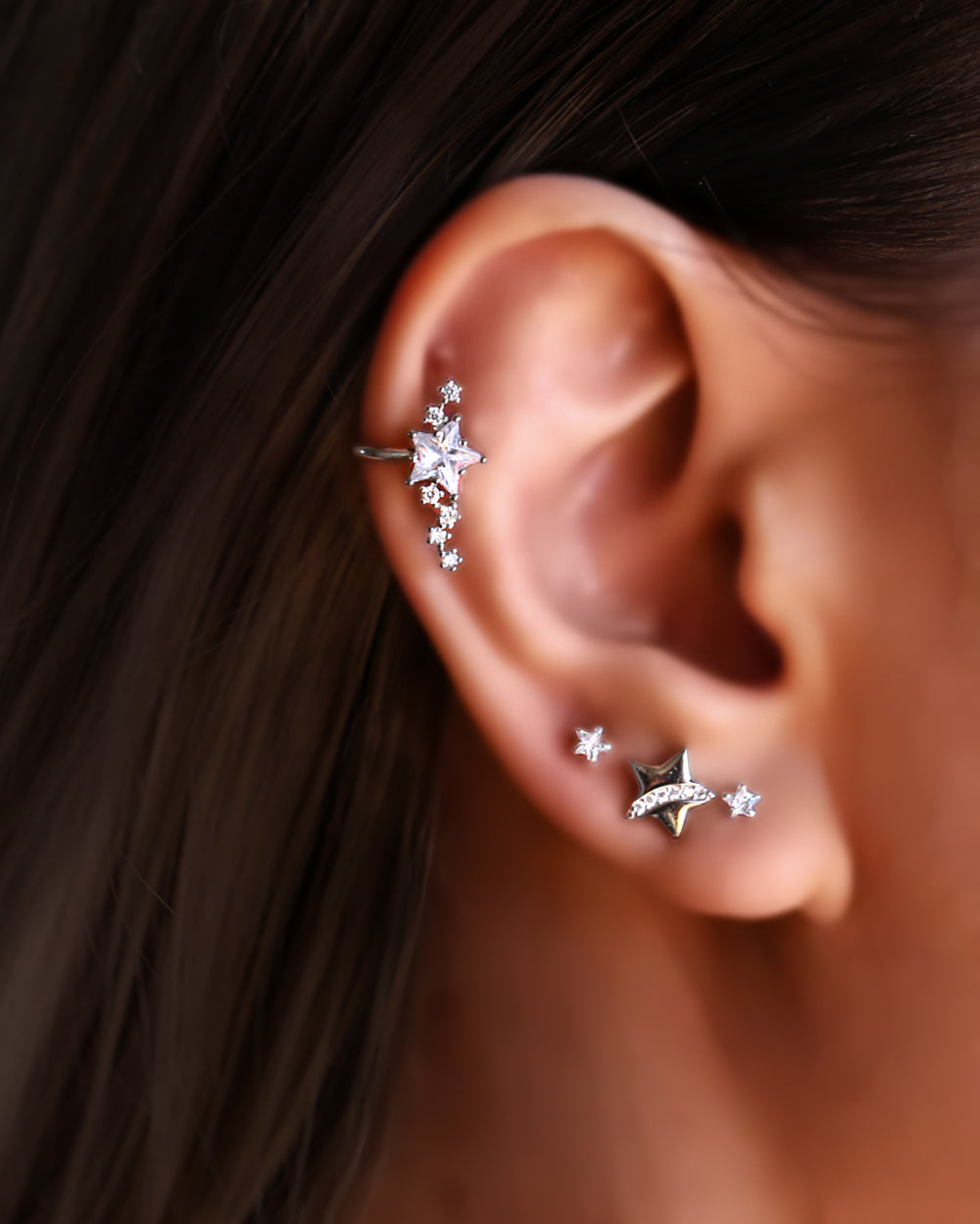 Verendi Star Ear cuff