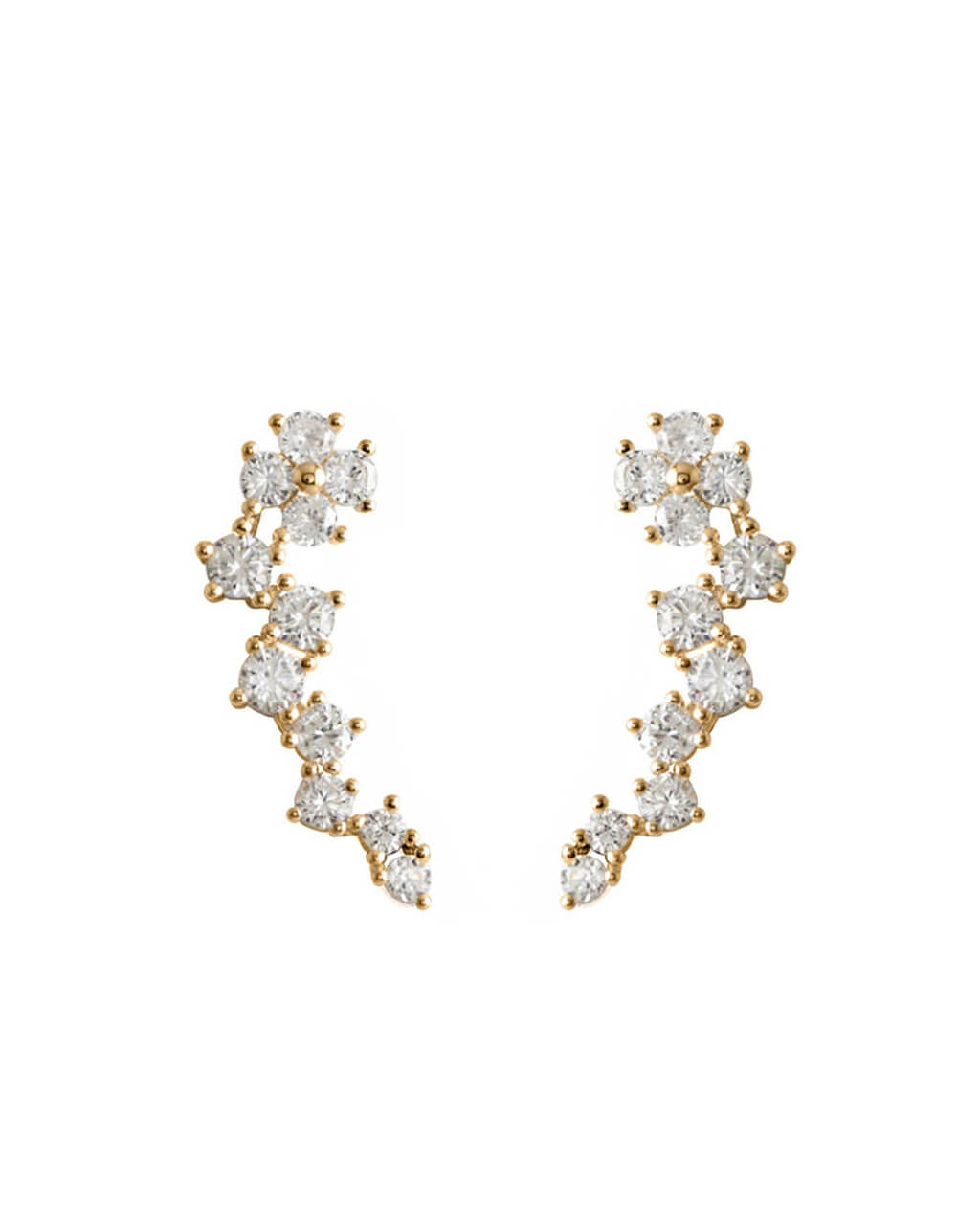 boucles d'oreille grimpante